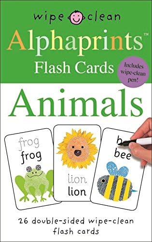 Animals: Alphaprints Flash Cards