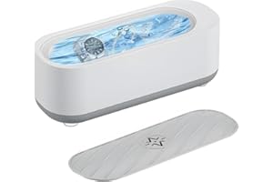 RAVSFBCA Ultraschallreinigungsgerät Brille Ultraschall Brillenreinigungsgerät Ultrasonic Sonic Cleaner Ultraschallbad 45000Hz Ultraschallreiniger Brille Für Reinigung Brillen Schmuck Uhren Zahnprothesen