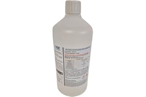 MEDILIFE 1L de alcohol etílico desnaturalizado 96% para perfume, limpieza y desengrase gen, esterilización y desinfección, lociones, perfumes