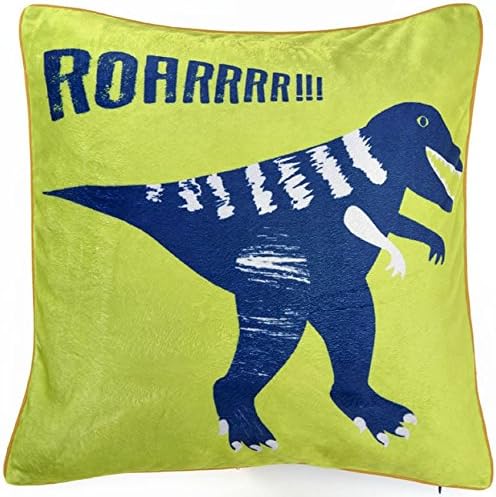 Arthouse Dino Doodles Cushion 004309, Multi-Colour, 45 x 6