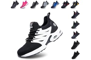 HITMARS Zapatos de Seguridad para Hombre Mujer Zapatos de Trabajo Calzado de Seguridad Zapatillas Seguridad S2 S1 S3 Puntera de Acero Nergo Azul Gris Verde Rojo Amarillo Tamaño 36-48