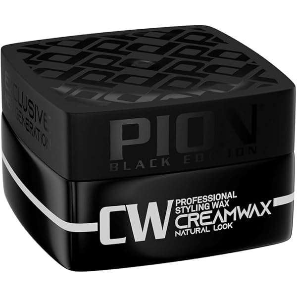 Pion Black Edition M1 Clay Professional Hair Styling Wax 150 Ml – Starkes, Mattes Haarwachs Mit Flexiblem Halt, Wasserfrei