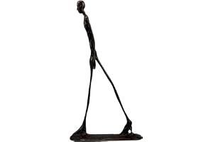 Staty av Giacometti Människan som går i äkta brons vintage-replik