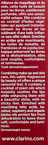 CLARINS Glanz MINUTE ÖL Komfort Lippen #02-raspBeere 7 ml - 2