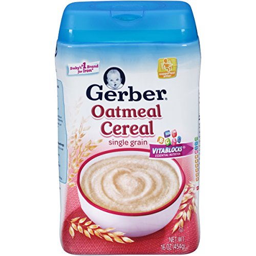 Preisvergleich Produktbild Gerber Oatmeal Baby Cereal, 16 Ounce (Pack of 6)