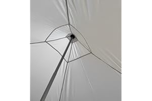 ACTIEXPRESS Toit de Rechange pour tonnelle 2X2 2X3 3X3 3X4.5 3X6 4X4 4X6 4X8 bâche de Toit Polyester-PVC 450gr/m² pour Tente Pliante, Barnum Pro… (Gris, 3X3 m)