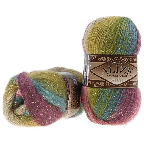 Strickgarn ALIZE ANGORA GOLD Batik SIM 100g, #4341