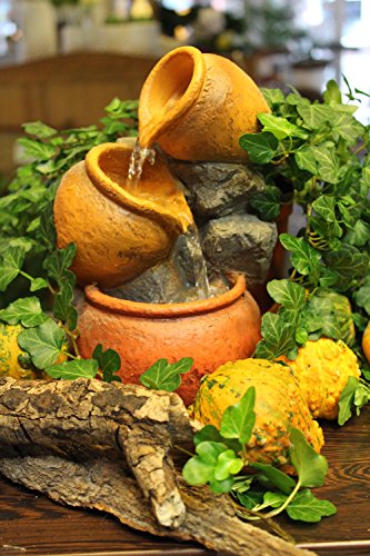 Tischbrunnen „Krüge“ Springbrunnen Zimmerbrunnen Zierbrunnen Kaskade Dekoration - 6