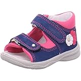 Flexible Laufsohle Superfit Baby Mädchen Polly Sandalen, Blau (Water Kombi), 24 EU