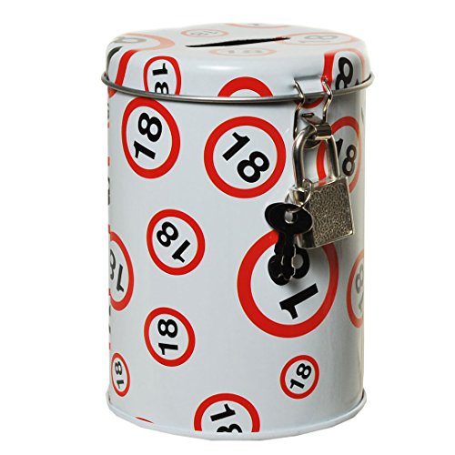 Spardose Metall Dose rund