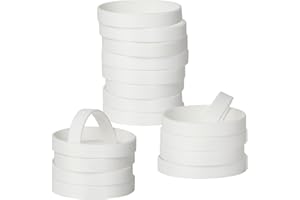 LVNRIDS 50 pcs Silicone Elastic Wristbands Blank Rubber Wrist bands Bracelets for School Sport Party