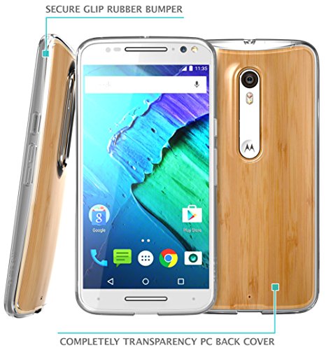 Motorola Moto X Style   Pure Edition  2015 Release  Case  i-Blason Scratch Resistant  Halo Series  Clear Case   Cover   Carcasa   Caja   Funda  Clear 