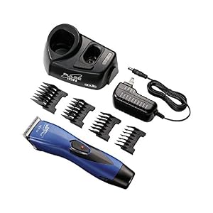 Andis ProClip Pulse Ion Adjustable Blade Clipper, Professional Equine and Livestock Grooming, Burgundy, RBC (68310) - Image 3