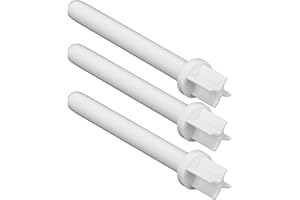HZTYYIER 3Pcs Auxiliary Spool Pin, White Plastic Spool PIN for Sewing Machines Compatible with Most Sewing Machines