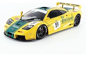 solido S1804105 1:18 McLaren F1 GT-R Short Tail 24h Le Mans 1995-Harrods Coche Miniatura Coleccionable, Multi