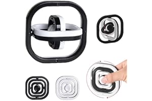 Yeefunjoy Fidget Zabawki, Czarno-biała zabawka na palec Fidget Zabawki ręczne, Zabawka przeciwlękowa Reduktor stresu, zabawki sensoryczne dla dzieci dorosłych prezent zabawki fidget