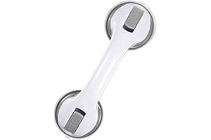 MLS GROUP Maniglia Doccia Anziani doccia, Fino a 110 KG Maniglione Bagno per Disabili,Maniglia Ventosa per Doccia, Maniglioni Bagno per Anziani Rimovibile, Nessuna foratura Handy Grasp Pro facile da montare