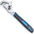 Lichamp 12-inch Pipe Wrench, Forged Self-Adjusting Plumbers Wrench with 3/8 to 1-3/4 inch Jaw Open, A101SL