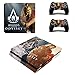 Produktbild THTB Playstation 4 Slim + 2 Controller Aufkleber Schutzfolien Set - Assassin's Creed Odyssey (4) /PS4 S