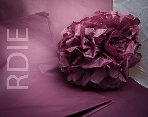 480 Sheets of Tissue Paper-Plum, 50 x 75 cm 18 g