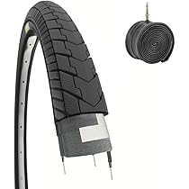 Copertoni 26x1 3/8 Bianconeri Per Bici Olandese Vintage - Set 2 Pneumatici Con Camere - Foto 10