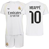Real Madrid Conjunto Infantil 1a Equipaci&oacute;n 25-26 Camisa Unisex ni&ntilde;os (Pack de 2)