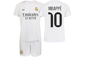 Strój domowy Real Madrid 25/26 dla dzieci - rozmiary 116 do 164 - Sezon 2025/2026 - Oficjalny strój domowy Real Madrid dla dzieci - Oficjalny produkt dla fanów