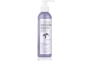 Clearé Institute - CC Cream Matizadora Violeta | Leave In Matizador Morado | Acondicionador sin Aclarado para Cabello Decolorado, con Mechas o Canas | 95% de Ingredientes Naturales | 200 ml