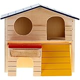 fitTek® Hamster Käfig Nagerkäfig 2 Schicht Villa Mäusekäfig Kleintierkäfig Rattenkäfig