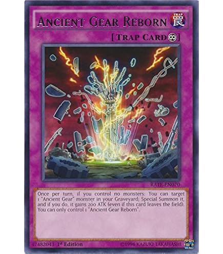 Chaos Ancient Gear Giant Ultimate Yu-Gi-Oh! Japanese Card - RATE-JP041  Chaos Ancient Gear Giant (Ultimate Rare) Yugioh Ghost Rare