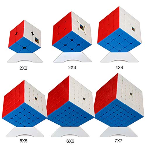 Preisvergleich Produktbild OJIN MoYu MOFANGJIAOSHI Cubing Classroom MFJS Spezifische Geschwindigkeitswürfelpaket 2x2 3x3 4x4 5x5 6x6 7x7Magic Cube Smooth Puzzles Cube-Set mit Geschenkverpackung (Stickerless)