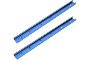 YWBL-WH 1 piezas T-Track, T-Slot Track 1000 mm Aluminio en T para carpintería o router sierra de mesa