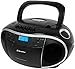 Produktbild Roadstar RCR-3750UMP schwarz Boombox mit Kassette (CD/MP3, USB, AUX-In, ESP-Antischock, 2X 50 Watt)