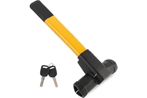 Knpwer Einziehbares Auto Lenkradschloss, Lenkradkralle für Auto,Lenkradschloss Radschloss, Lenkradsperre Wegfahrsperre,Diebstahlschutz für Auto