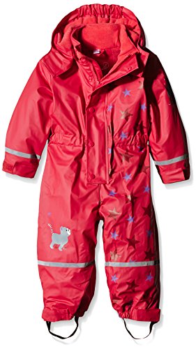 Sterntaler Unisex Baby Allover Starred Rain Trousers, Red (804), One Size (Manufacturer Size:86)