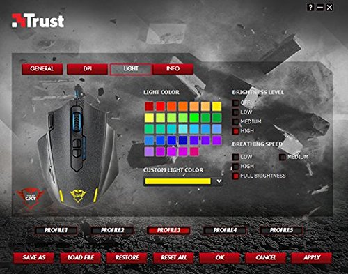 Trust Gaming GXT 155 - Rat  n para Gaming  PC   Color Gris