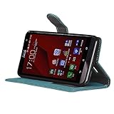 BONROY® Tasche Hülle für Handyhülle für Asus ZenFone 2 Laser ZE601KL (6.0 Zoll) Retro matte Leder PU Leder Flip Schutzhülle Case Cover Etui Lederhülle mit Silikon Back Cover PU Leder Handytasche im Bookstyle Stand Funktion Kartenfächer Schale Stoßfest Handyhülle für Asus ZenFone 2 Laser ZE601KL (6.0 Zoll) - 