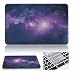 Produktbild Macbook Plastic Hard Shell Case , Maeco Smooth Touch Matte Laptop Case with Keyboard Cover, Starry Sky Series fit for Macbook Air 13 Inch (Model NO.A1369/A1466) ,Purple Starry Sky