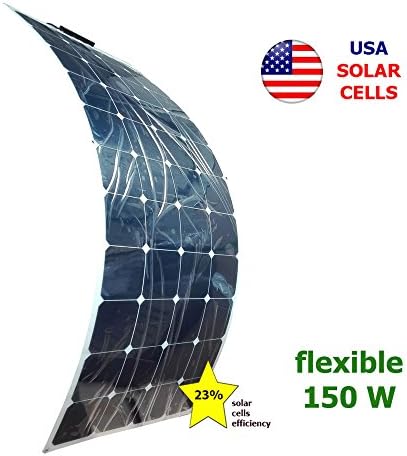 150W 12V Semi-flexible solar panel SUNPOWER