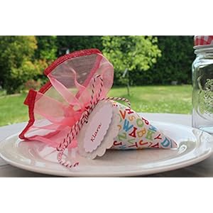 Minischultüte zur Einschulung/Tischdeko