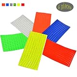 pegatinas llantas bici mtb Fuerte efecto reflectante: las pegatinas reflectantes para bicicleta serán reflectantes bajo la irradiación de la luz, el color es más brillante, hacen que tu bicicleta se vea atractiva, te mantiene seguro durante la conducción nocturna.