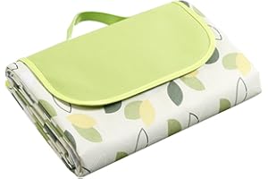 KANGKAI Outdoor Picnic Blanket Extra Large Sand Proof and Waterproof Portable Beach Mat With Carrying Handle for Family,Beach,Park,Hiking,Camping 150X200cm