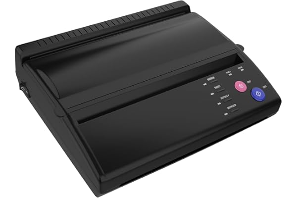 TATELF Thermocopieur Tatouage Professionnel - Machine de Transfert Thermique pour Stencils Tattoo, Imprimante Pochoir Copieur pour Papier A4