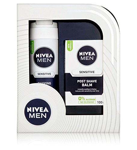 NIVEA MEN SHAVE GIFT SET SHAVING GEL & POST SHAVE BALM