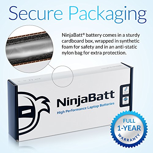 NinjaBatt Laptop-Akku für HP 593553-001 593554-001 MU06 593562-001 Pavilion G6 HSTNN-LB0W HSTNN-UB0W HSTNN-Q62C HSTNN-E08C HSTNN-DB0W WD548AA HSTNN-LB0Y HSTNN-LBOW HSTNN-E09C Presario CQ56 CQ57 - 7
