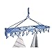 Produktbild Siehe Beschreibung Wäschekarussel mit 30 Klammern in blau inklusive Befestigungshaken • Wäschespinne Stand Wäschetrockner Trockenleine Wäscheständer Camping Balkon