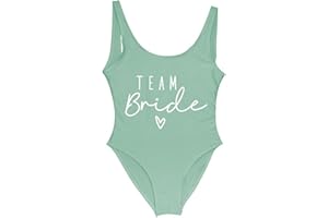 LXURY Bikini Triangolo Donna Team Bride One-Piece Costume da Bagno Squad Donne Costume da Bagno del Partito Bachelorette Costume da Bagno Estivo Beachwear Costume da Bagno