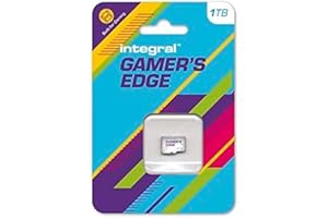 Karta Micro SD Gamer's Edge Integral 1TB do Nintendo Switch - Szybkie ładowanie, zapisywanie i przechowywanie Gry, DLC i Dane, stworzone dla Nintendo Switch, Switch Lite i Switch OLED.