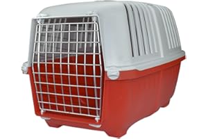 MPS SNC Trasportino pratiko 3 Metal per Cani e Gatti da Viaggio Trasporto 58,5x35,5x40h