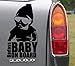 Produktbild Badass Baby on Board – Funny Car Vinyl/Wand Aufkleber, schwarz, Medium: 17cm x 30cm / 7" x 12"